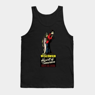 Vintage Wisconsin Fishing Tank Top